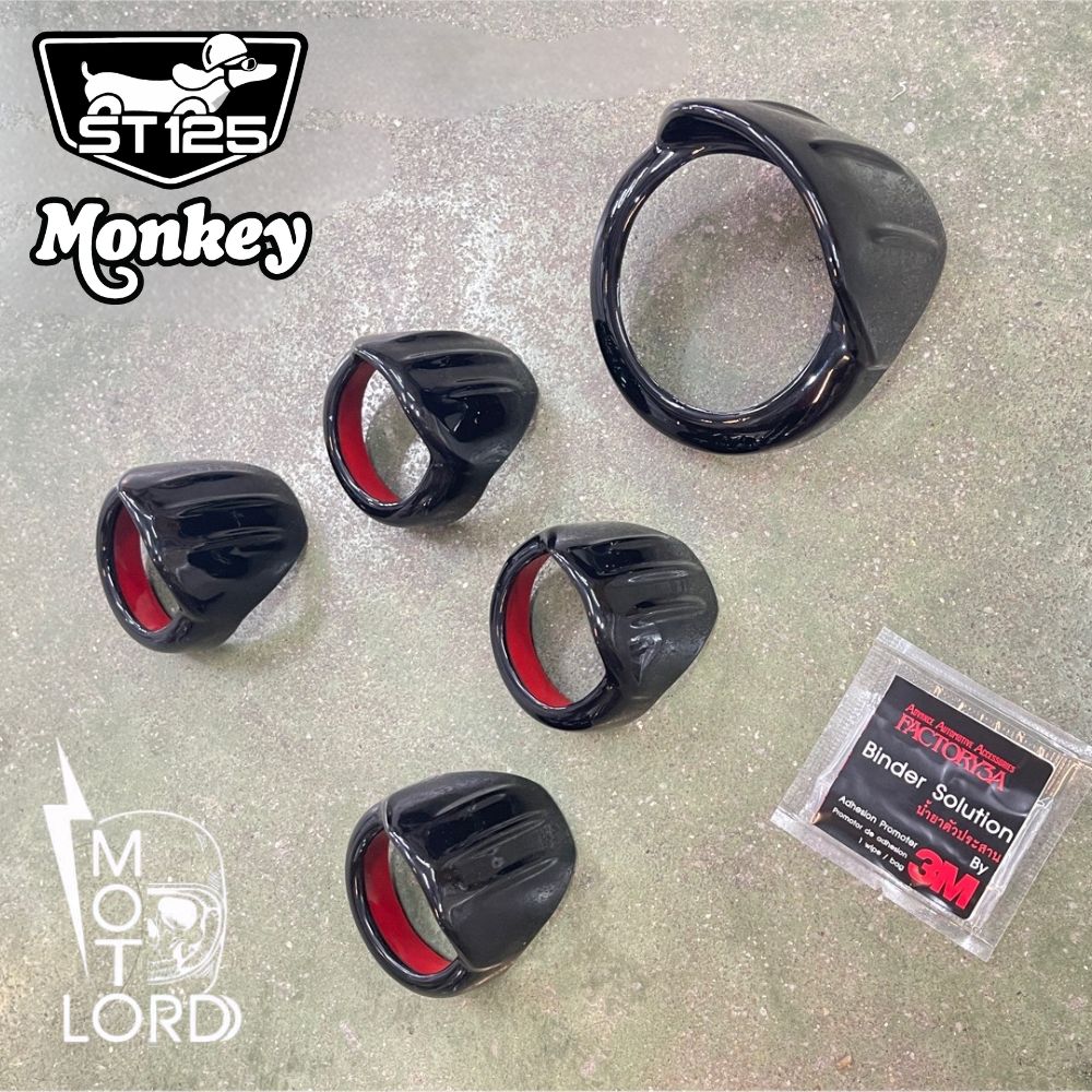 MotolordD ホンダ ダックス125 モンキー125 リアライトカバー＆ウィンカーカバーセット /Turn Signal Cover and Rear Light Cover Set for HONDA MONKEY125 ST DAX125 JB02 JB03 JB04 JB05画像