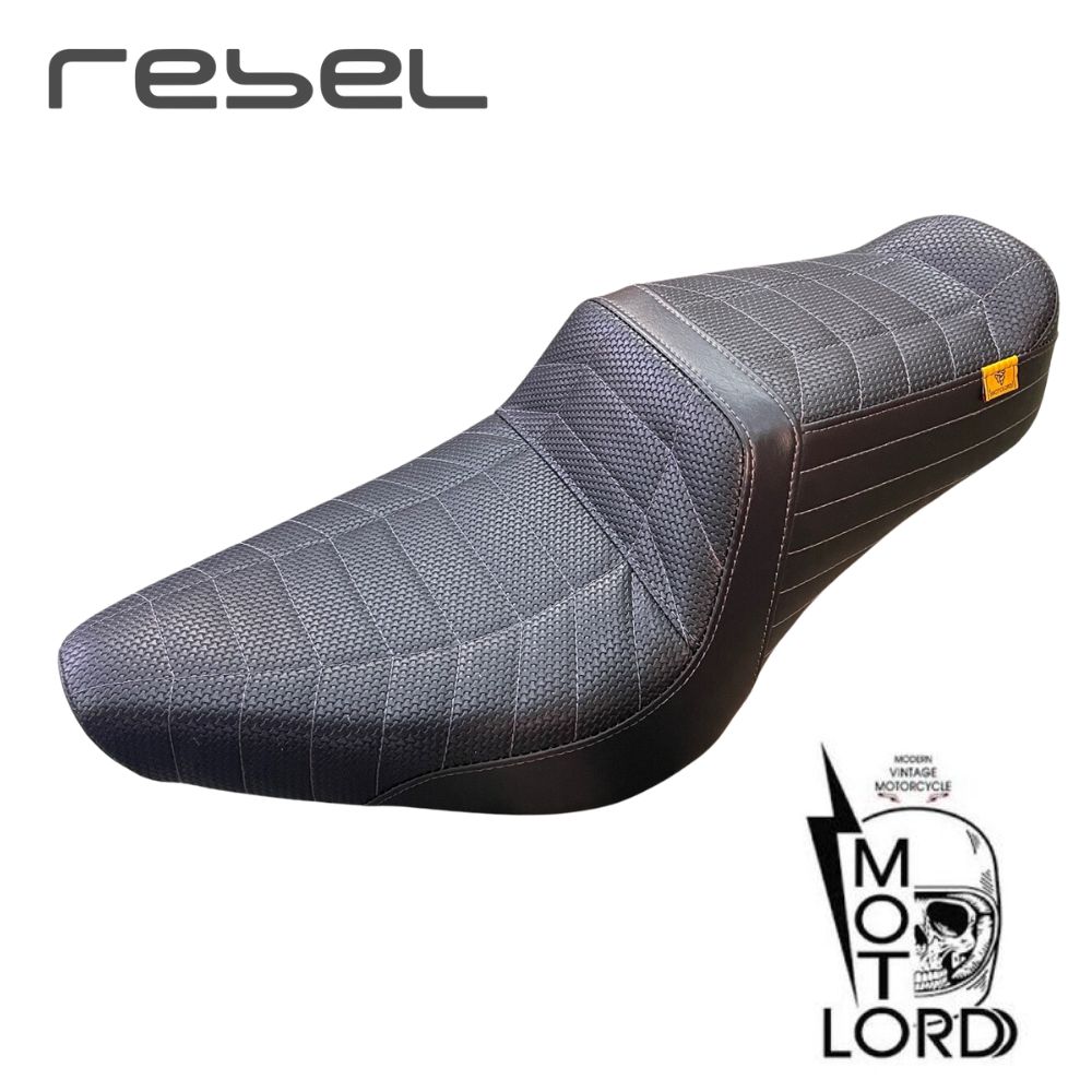レブル250Diabloシート ホンダ レブル250/500交換用ロングシート RB0130 Diabolus by K