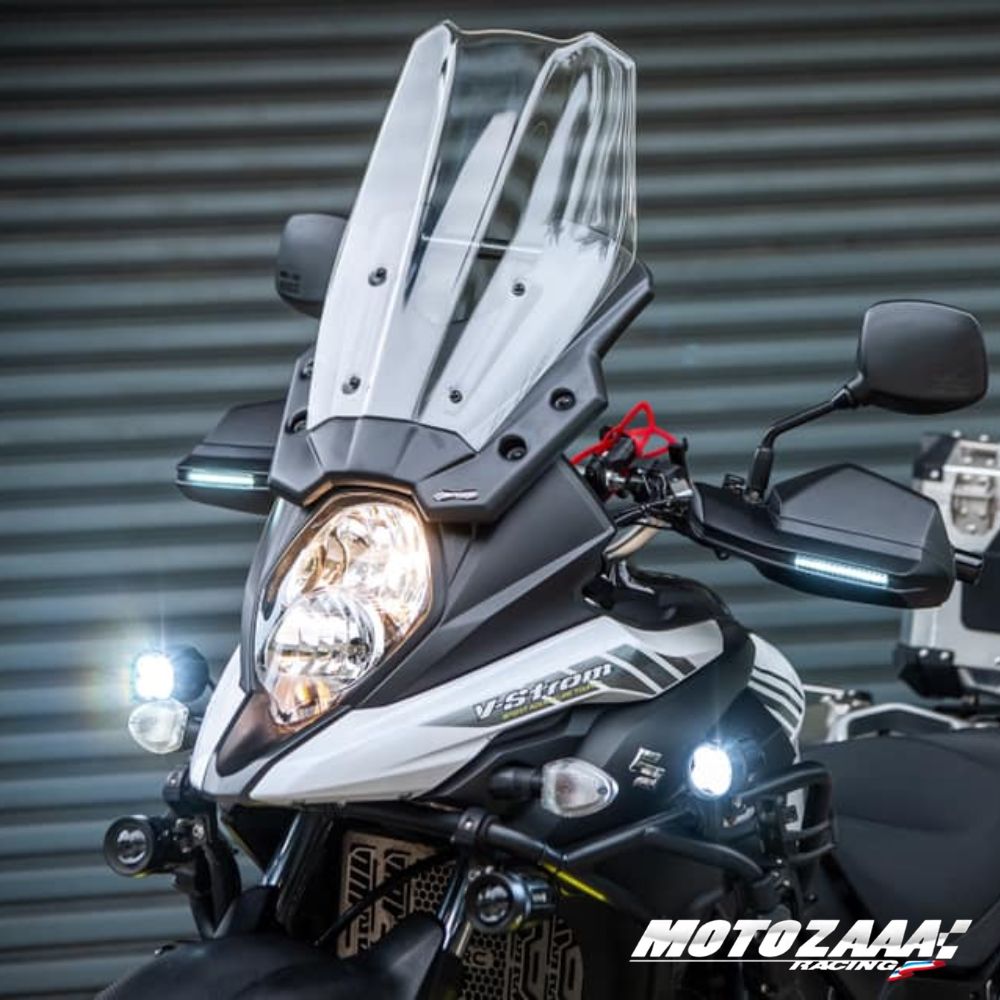 SUZUKI V-Strom650/1000 [2017-2019]大型ウインドシールドセット L7以降 XT対応 VP56A VY53A 風防 防風 MotozAAA製｜スマートスモーカーズ