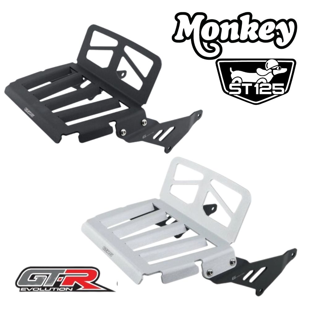 ホンダ ダックス125 モンキー125 フロントキャリア アルミ軽量モデル/GTRS Front Carrier Aluminum For Honda DAX125 ST125 Monkey125 JB02 JB03 JB04 JB05 JB06|スマートスモーカーズ