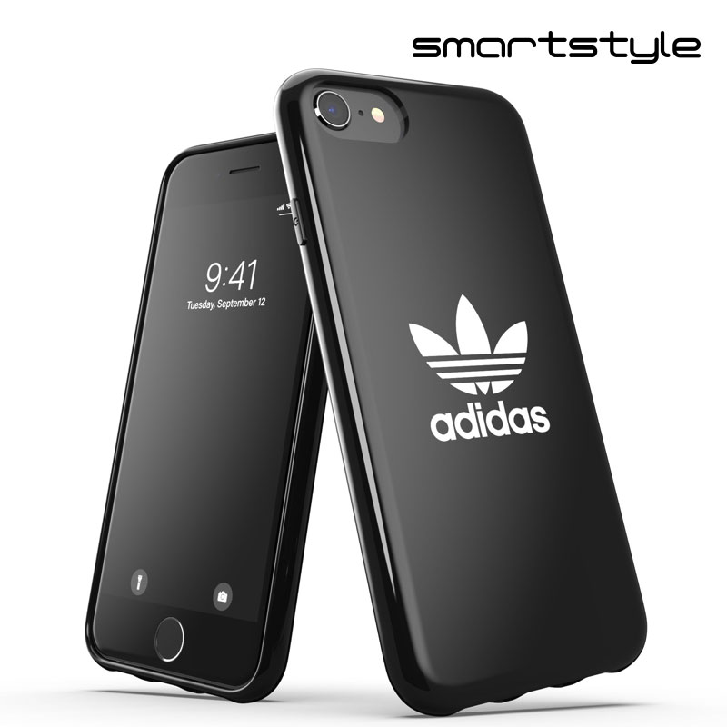 楽天市場 Adidas アディダス Iphone Se ケース 第2世代 Iphone 6 6s 7 8 アディダス トレフォイル ロゴ ブラック Smartstyle 楽天市場店