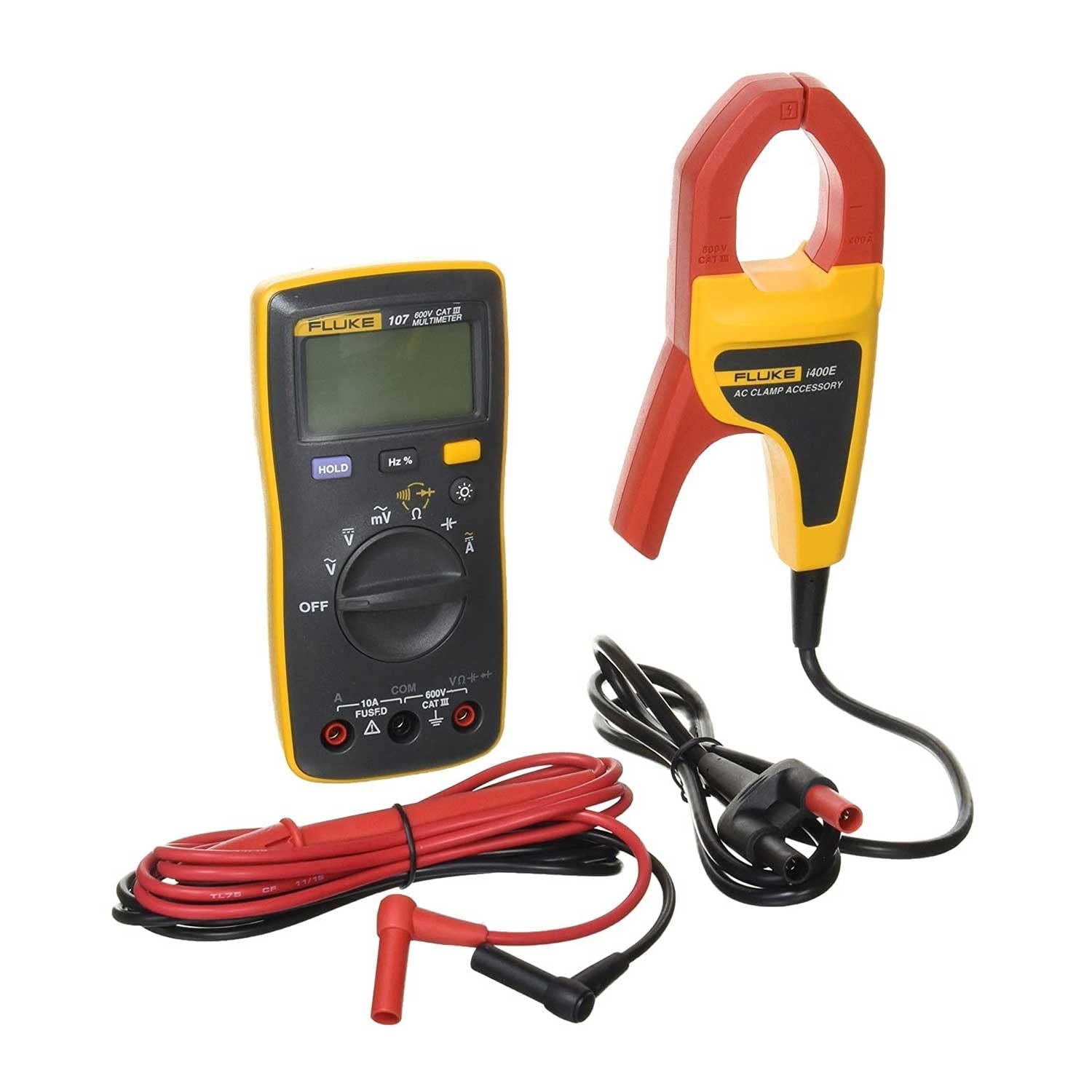 FLUKE（フルーク）ポケットサイズ・マルチメータ i400E電流クランプ付キット【国内正規品】FLUKE-107-I400E