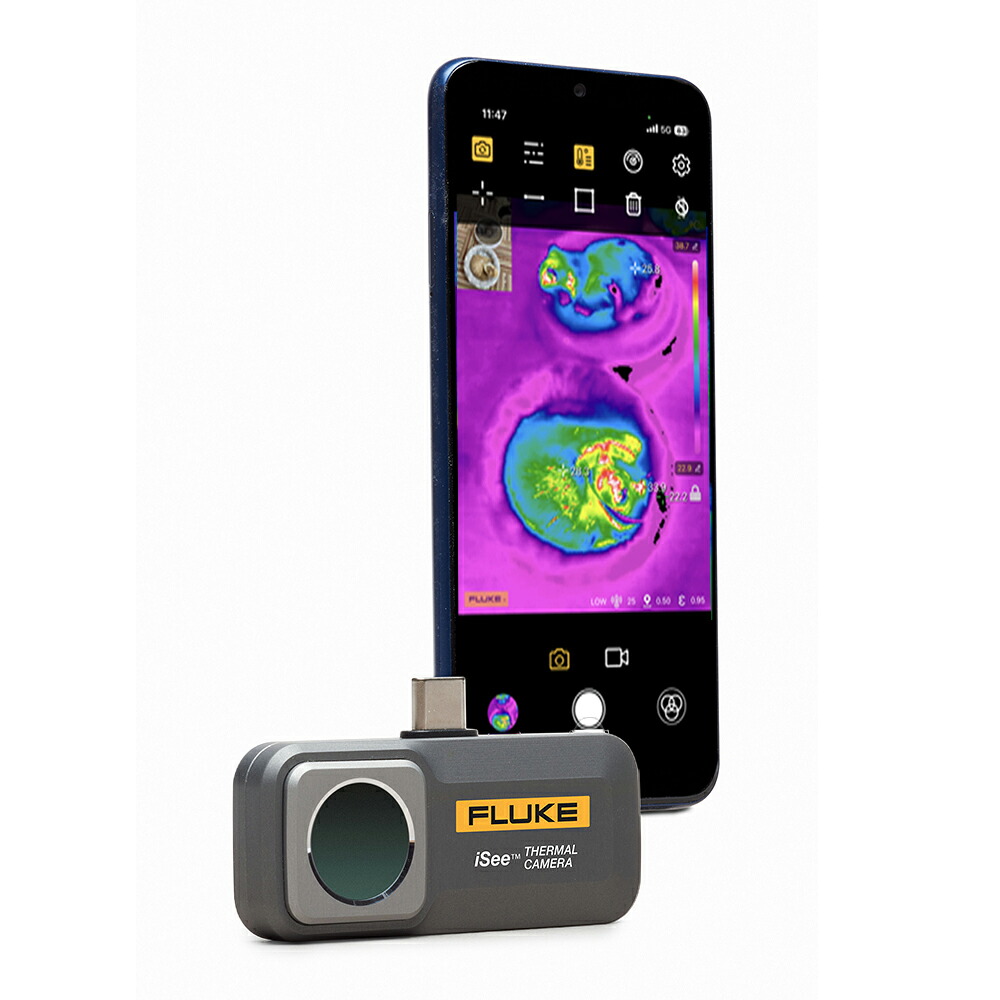 ペット用 温度計 体温計 モバイル赤外線サーマルカメラ Android / iPhone 対応 FLUKE TC01A / TC01B