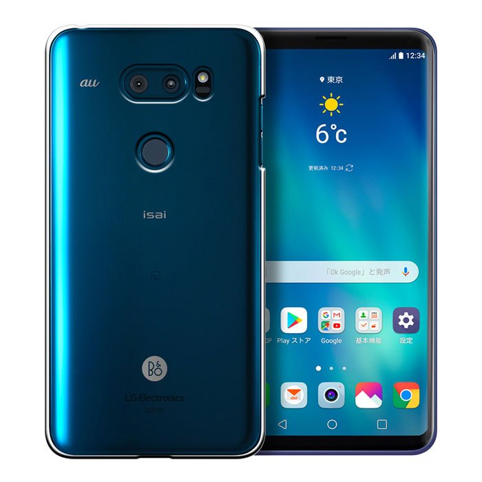 楽天市場 Lg V30 L 01k Jojo L 02k Isai V30 Lgv35 ドコモ Au L01k L02k Lg V30 ケース ハードケース カバースマホケース 液晶保護フィルム付き スマート天国