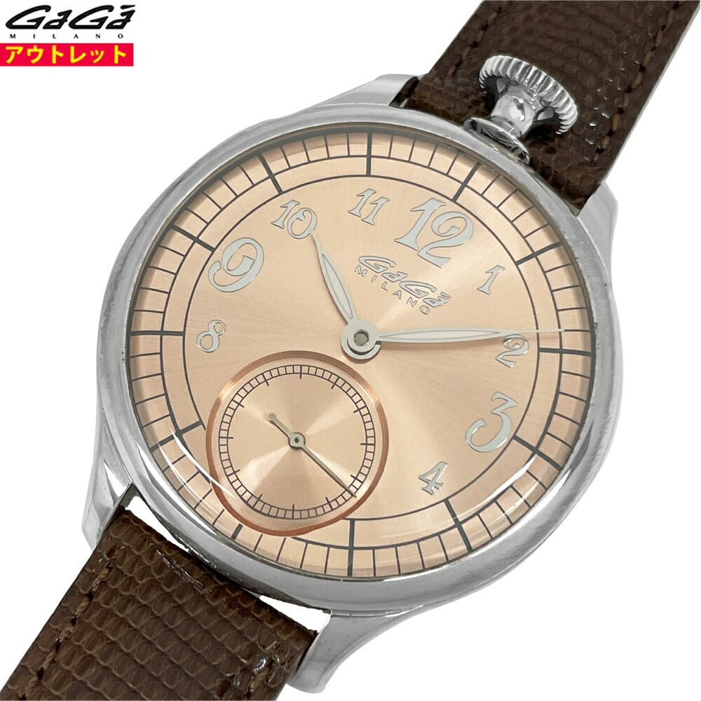 ガガミラノ GaGa MILANO 5012.IN.01 マヌアーレ インテル スペシャルエディション スモールセコンド 手巻き メンズ 美品 保証書付き_764064 ガガミラノ GaGa MILANO 1 マヌアーレ48 モザイク 手巻き