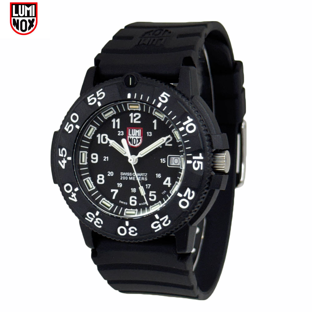 LUMINOX  ルミノックス 新品 ウォッチ 3001 メンズ ORIGINAL NAVY SEAL 3000 SERIES 目あたらしい ネイビーシール 3000 つづき物 スイス連邦製 並行輸入品 貨物輸送無料 メンズ腕時計-腕時計