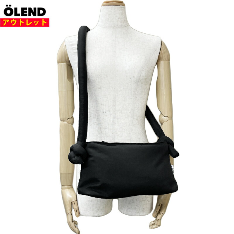OLEND オレンド  新品・逃げ口  ショルダーバッグ タコ 御徒面子  ハンドバック 肩かけ  パフ御徒面子  黒いこと  TACO BAG  Soft Bag  ショルダーバッグ  レディース 並行輸入品 貨物輸送無料