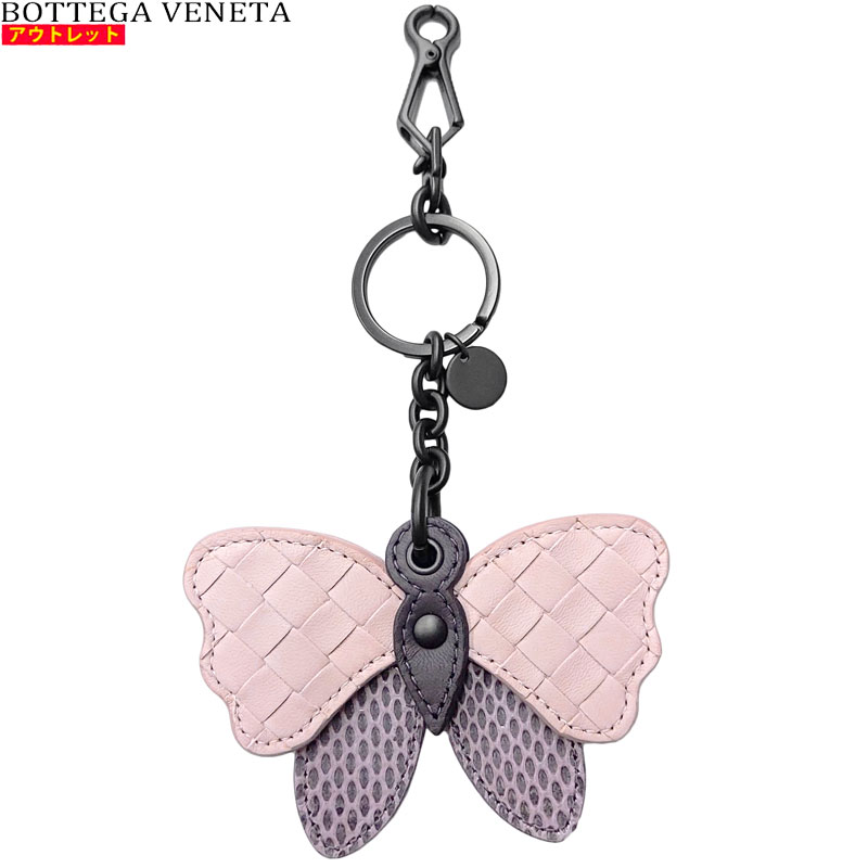 BOTTEGA VENETA キーリング バッグチャーム フラミンゴ BOTTEGA VENETA キーリング バッグチャーム フラミンゴ (BOTTEGA