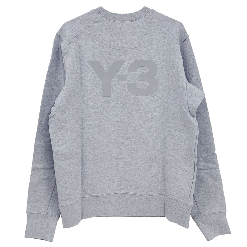 Y-3 ワイスリー 新品・あす楽 HB6309 グレー スウェットTシャツ ロゴ