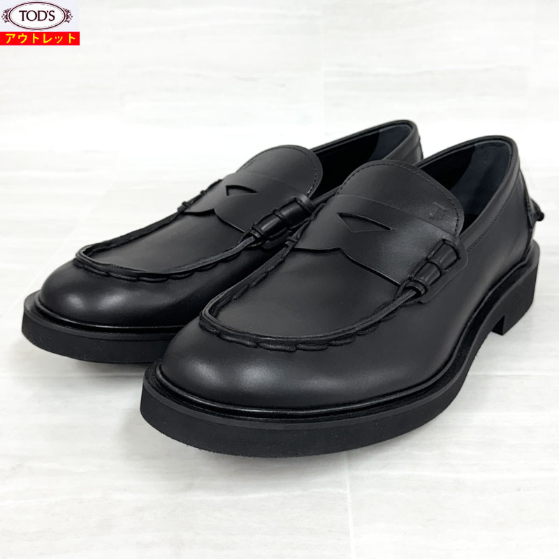 新品トッズ TOD'S シューズ黒37.5 24㎝ 新品トッズ TOD'S シューズ黒37.5 24㎝