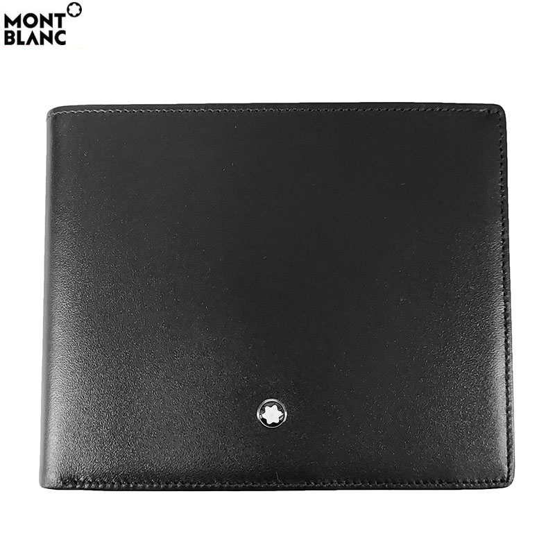 ✨新品未使用✨MONT BLANC 二つ折りお札入れ　シボ革　黒 楽天市場】MONTBLANC モンブラン 二つ折り財布 MST Wallet 4cc Coin
