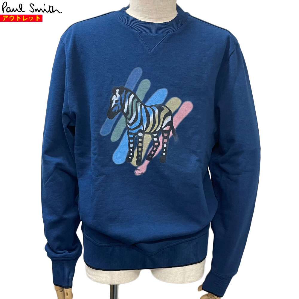 ポールスミス Paul Smith 新品 トップス スウェット トレーナー M2R 954X KP3713 ブルー ZEBRA メンズ S 並行輸入品 送料無料 7,570円