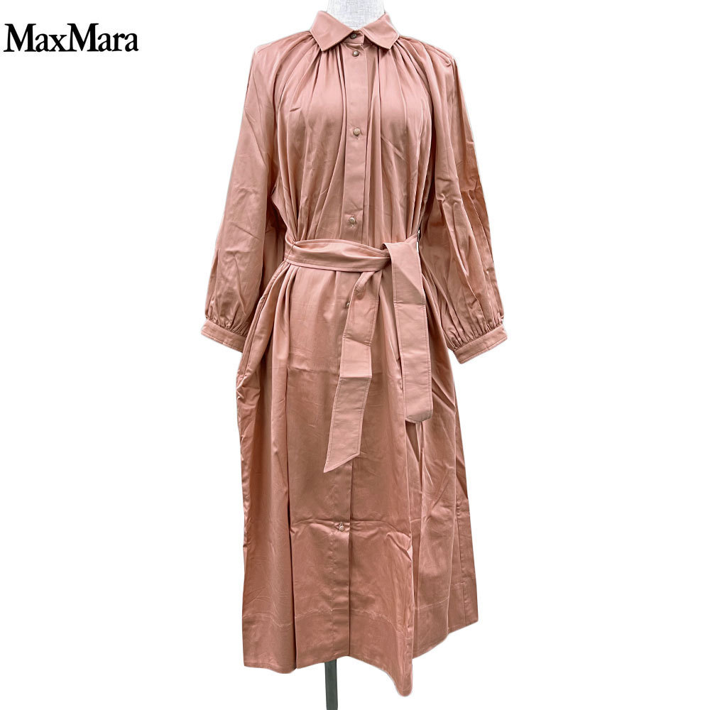 MAX MARA FRONDA ウールブレンド シャツ ドレス 12260223 MAX MARA FRONDA ウールブレンド シャツ ドレス 12260223 (Max