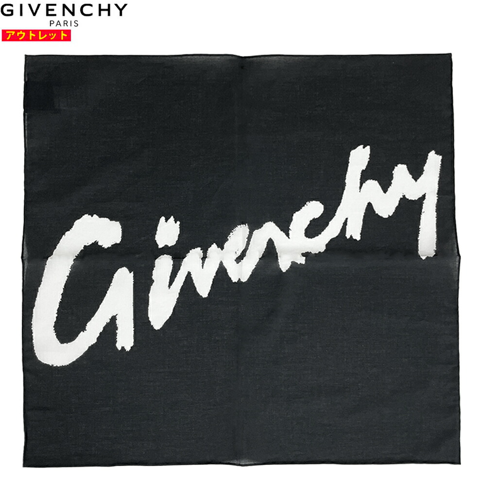 GIVENCHY ジバンシー  新品・逃げ口 えり巻き レディース 黒いこと 31GVSFGV5050SQ08701 綿織物 ロゴタイプ刷り上げる ミニえり巻き  並行輸入品 貨物輸送無料