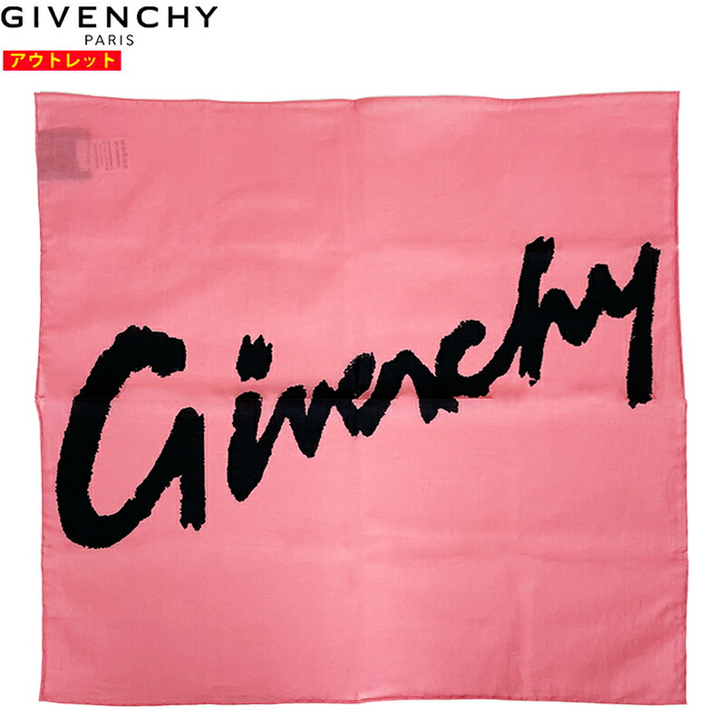 GIVENCHY ジバンシー  新品・逃げ口 えり巻き レディース さくら色 31GVSFGV5050SQ08702 綿織物 ロゴタイプ刷り上げる ミニえり巻き  並行輸入品 貨物輸送無料