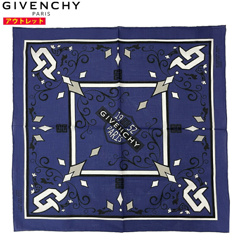 GIVENCHY ジバンシー  新品・逃げ口 えり巻き レディース 米国海軍 31GVSFGV5050SQ26803 綿織物 ロゴタイプ刷り上げる ミニえり巻き  並行輸入品 貨物輸送無料