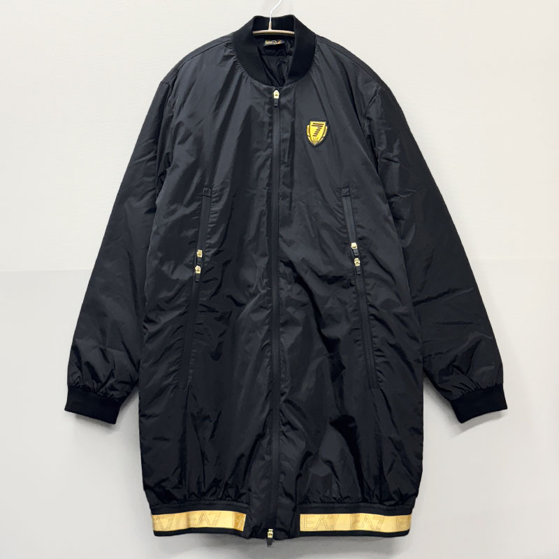 エンポリオ アルマーニ 新品 中綿 ブルゾン ジャケット 6LPK35 PNAZZ 1200 ブラック CABAN COAT アウター ブランド S~XL メンズ 送料無料 並行輸入品