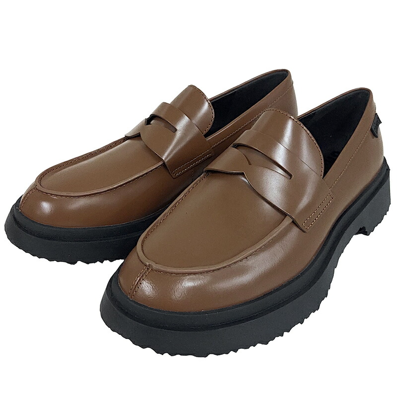 CAMPER カンペール 新品 ウォールデン 置き目毛皮 K100633 025 赤銅色 商行為シューズ なめし革 並行輸入品 貨物輸送無料