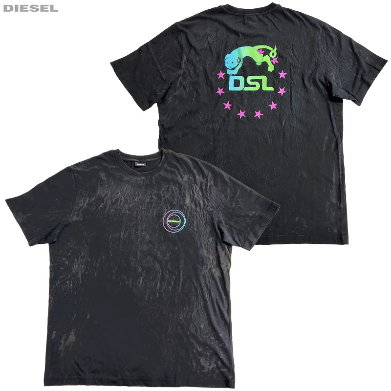 DIESEL Tシャツ 丸首 A02288-0JBAV-9XX 黒 ブラッククルーネック 楽天市場】DIESEL ディーゼル Tシャツ サイズ:M フォト