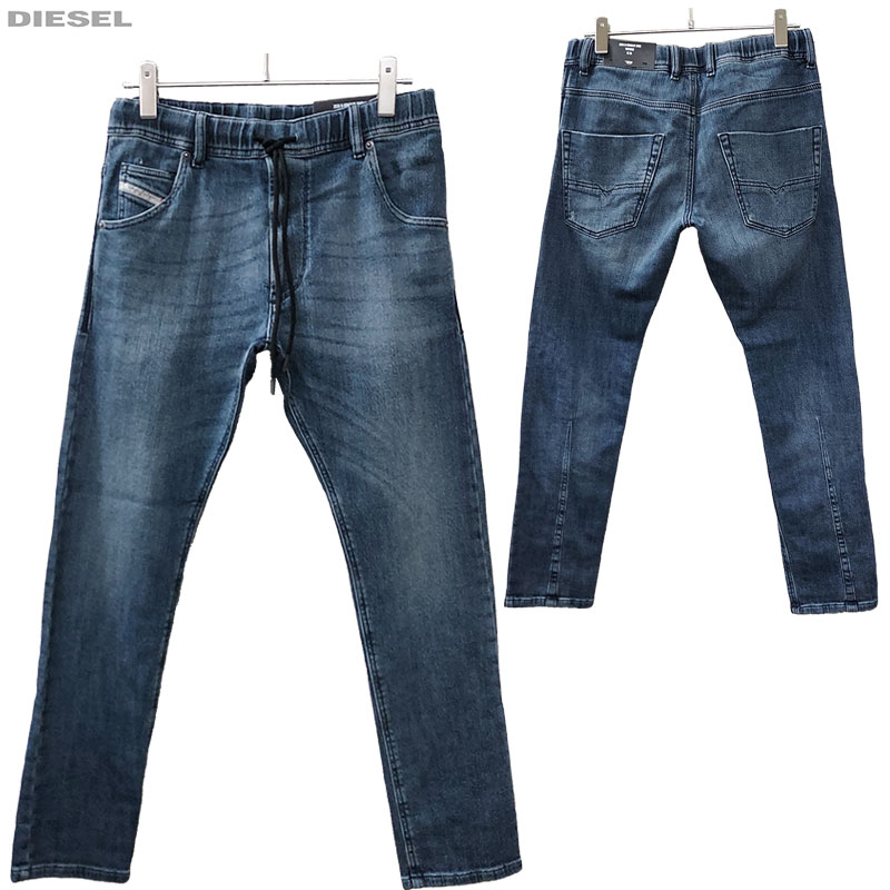 DIESEL ディーゼル 新品 ジョグジーンズ KROOLEY-NE 00CYKI R9C30 01 サイズ 30 テーパード ジョグデニム Sweat jeans メンズ デニム パンツ 送料無料 16,863円