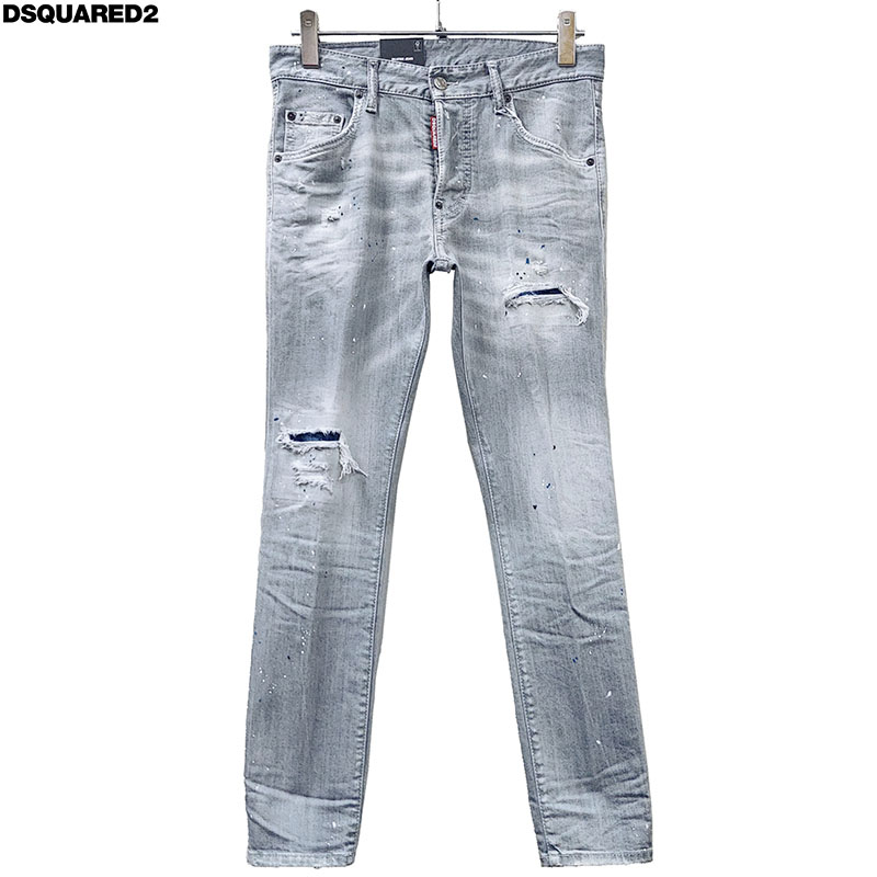 DSQUARED2 ディースクエアード 新品 スケータージーンズ S71LB1461 S30260 サイズ44 Skater Jean メンズ デニム パンツ 送料無料｜スマートタイム