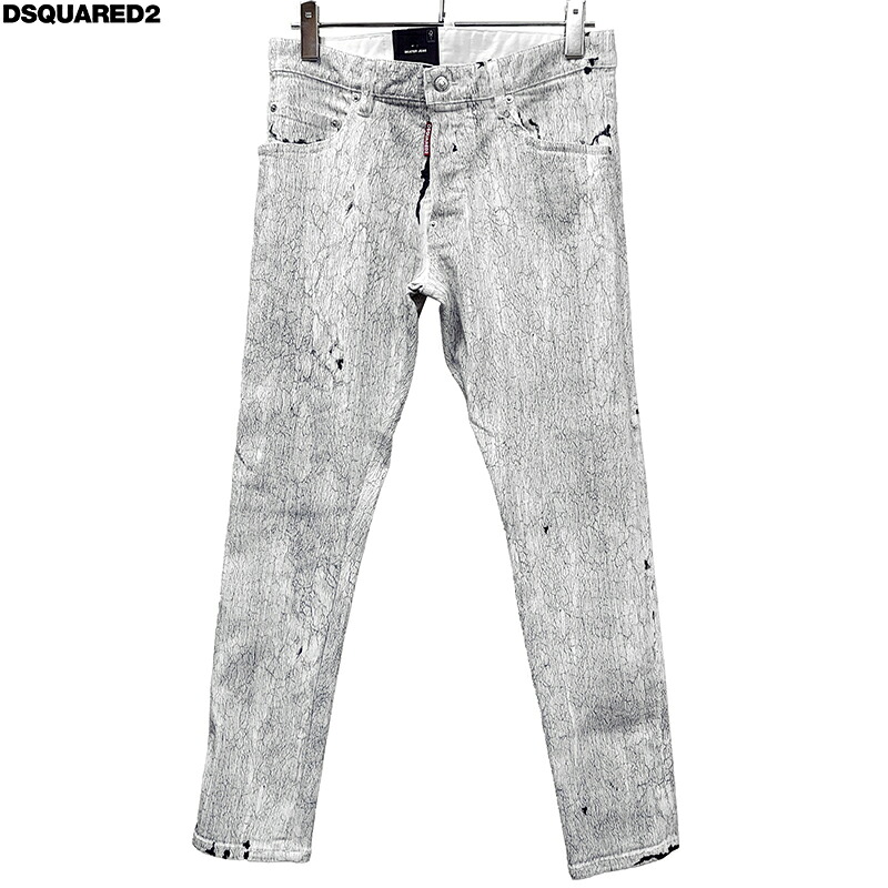 DSQUARED2 ディースクエアード 新品 スケータージーンズ S71LB1572 S30733 サイズ46 48 Skater Jean メンズ デニム パンツ 送料無料｜スマートタイム