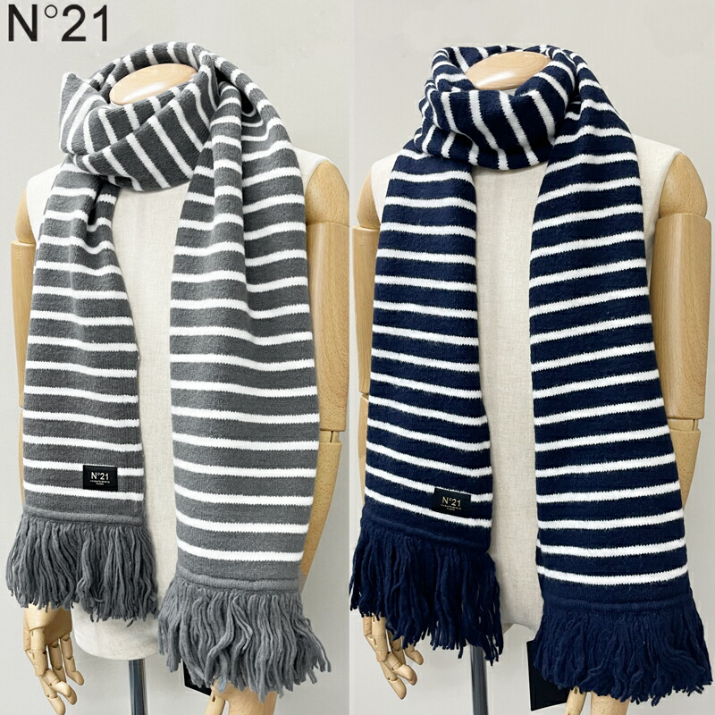 楽天市場】N°21 ヌメロヴェントゥーノ マフラー 3000 9008 メンズ