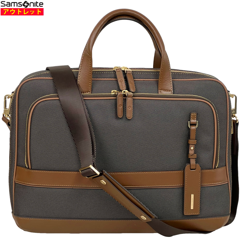 サムソナイト 新品・逃げ口 ブリーフ入れもの BENSON GJ5*03002 赤銅色 なめし革 肩先付き添い人  Samsonite 商行為御徒面子 一回りとっ始め マイコン御徒面子 ブランド名 メンズ 鞄 並行輸入品