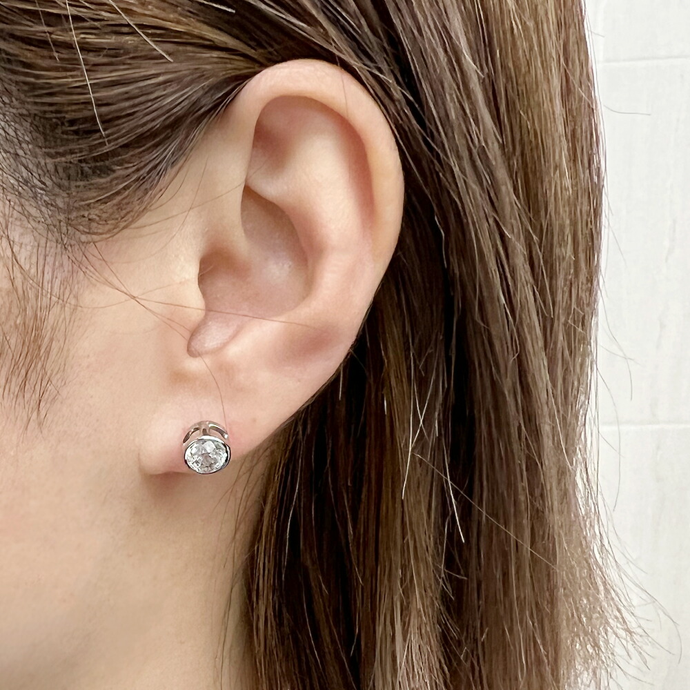 21年春の Pt900 1ct ダイヤピアス 片耳 プラチナ １粒ダイヤモンド 1 073ct H I1 Poor レーザードリルホール Ldh 中央宝石研究所 Cgl 鑑定書付 フクリン メンズジュエリー ダイアモンド Ori24 Ebrarmedya Com