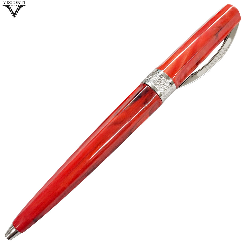 楽天市場】VISCONTI ヴィスコンティ ビスコンティ 新品 V48490 ボールペン レンブラント レッド 黒インク レターパックプラス送料無料  : スマートタイム