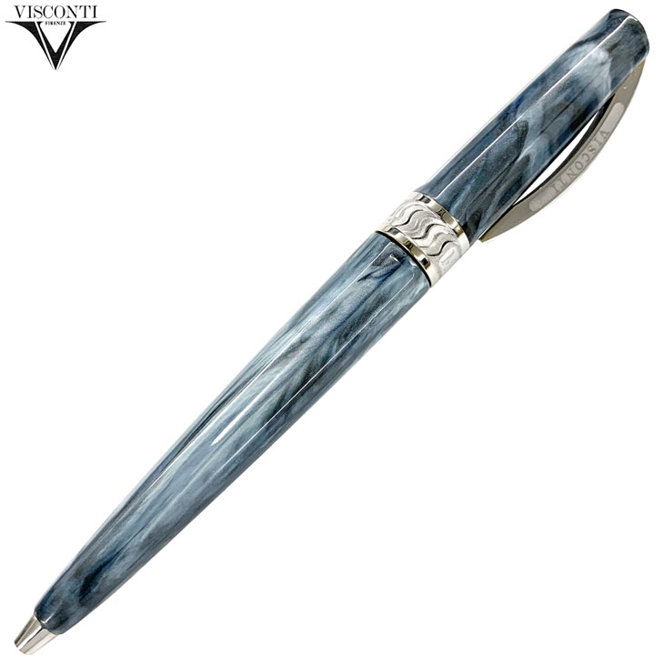 楽天市場】VISCONTI ヴィスコンティ ビスコンティ 新品 V48489 ボールペン レンブラント ブルー 黒インク レターパックプラス送料無料  : スマートタイム