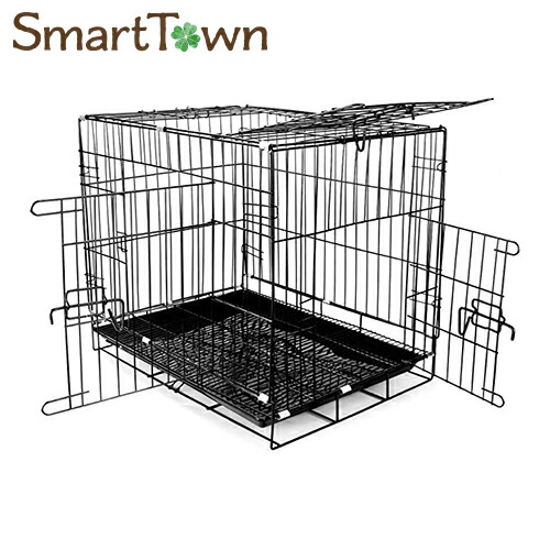 画像あり ペットケージ 折り畳み式 犬用ケージ 76 46 5 55cm トレイ付き 出入り口3つ 大型商品のため同梱できません 詳細は 同梱できませんご理解いただけます Painandsleepcenter Com