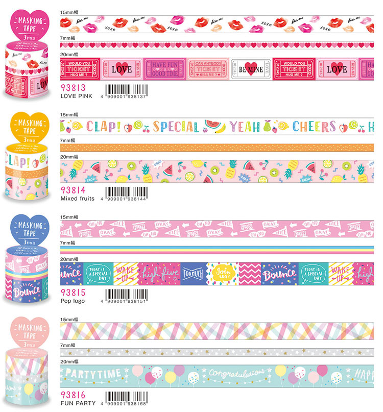 楽天市場】マスキングテープ &colors [フルーツサンド] maskingtape