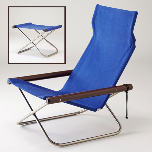 ニーチェアエックス オットマン 書き割り [青碧 靉靆たる赤銅色] Ny chair X バス発着場から直送 貨物輸送無料 地球に誇る日本の居敷き
