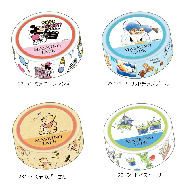 楽天市場】マスキングテープ 15mm サンリオ ディズニー
