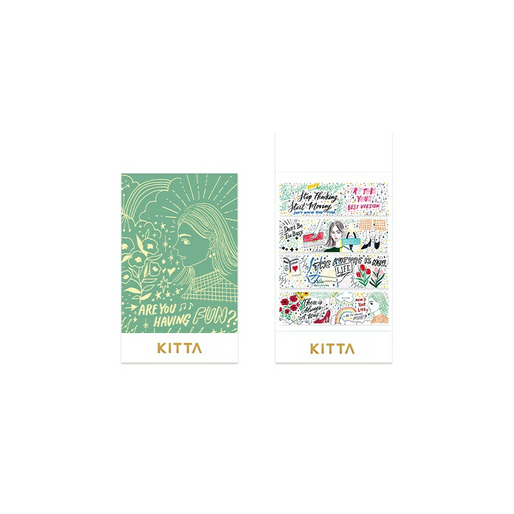 ちいさく持てるマスキングテープ Kitta ドローイング