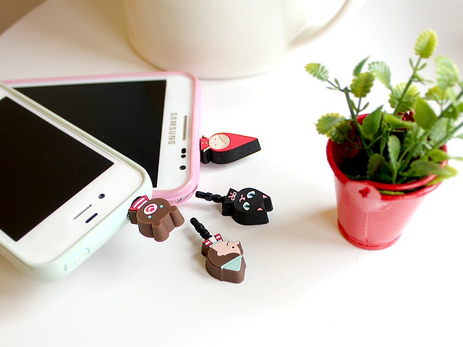 楽天市場 ピノキオ かわいいスマホ イヤホンジャック Pinocchio Cute Smart Phone Earphone Jack Charm Cap メール便可 Smartzakka