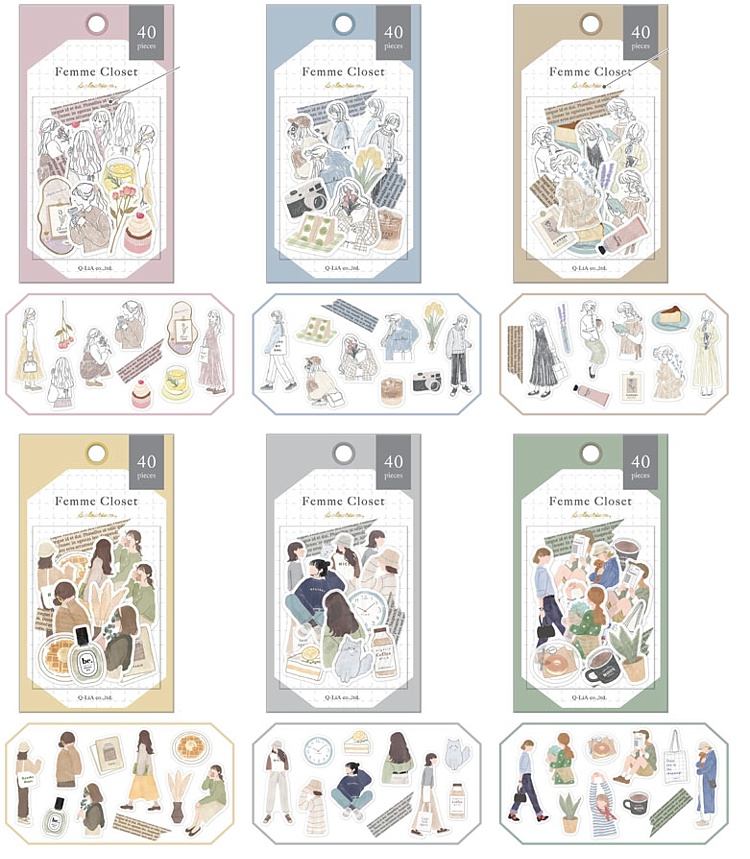 フレークシールセット Flake Sticker set | nananbijouxxx