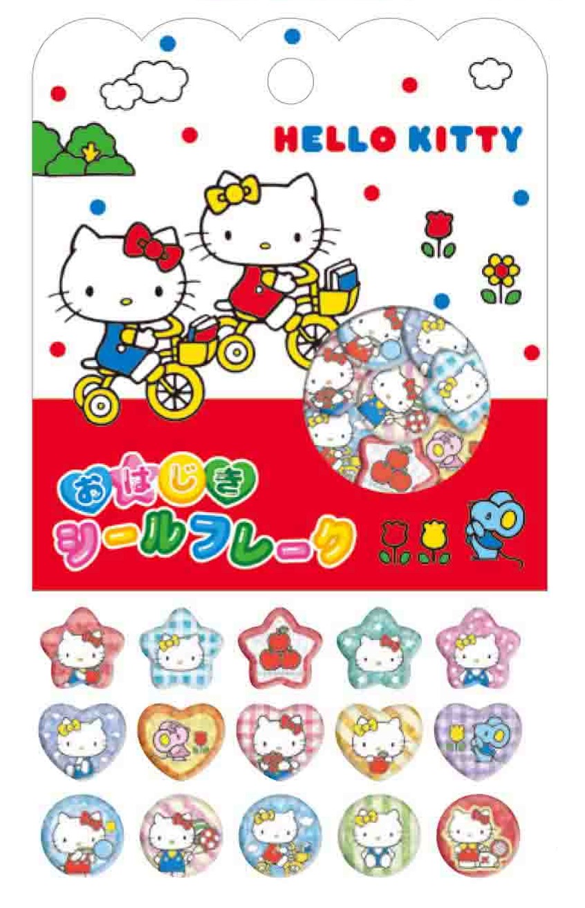 サンリオ♡キティ パンダ フレークシール 2008年