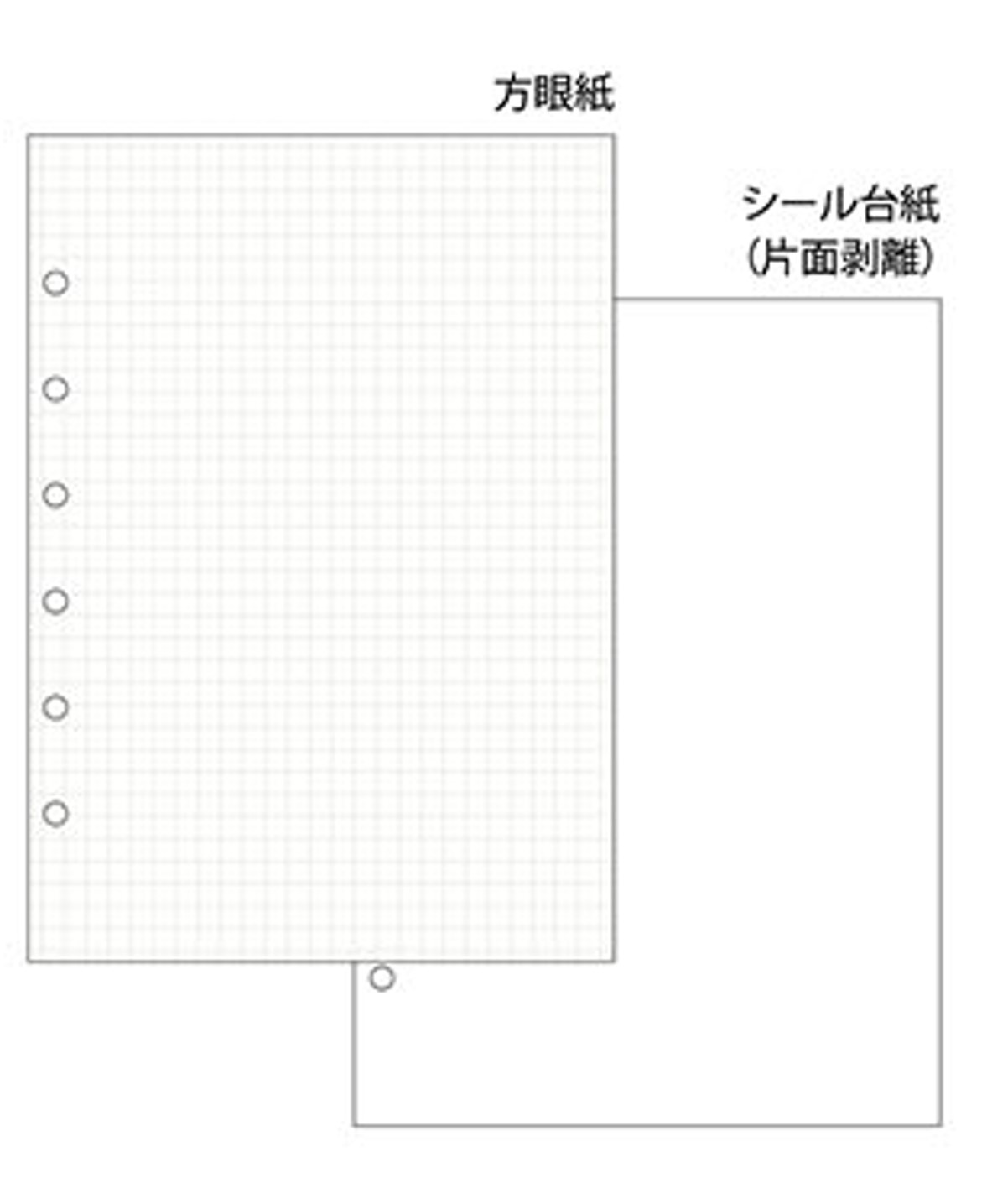 楽天市場】バインダーリフィル A6 クリアバインダーリフィル 再入荷
