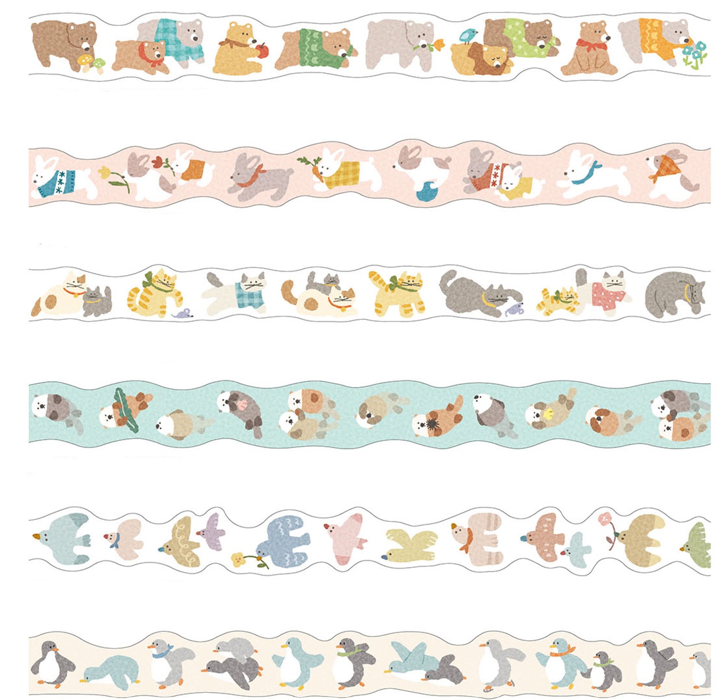 海外マステ　新品14+おまけ ☆海外マステ☆ STUDIO Ⅵ さん 花間小調（虹光）の通販 by