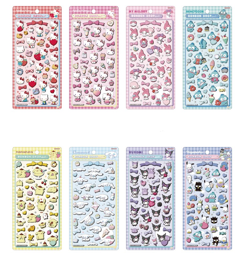 楽天市場】サンリオキャラクターズ ボンボンドロップシール
