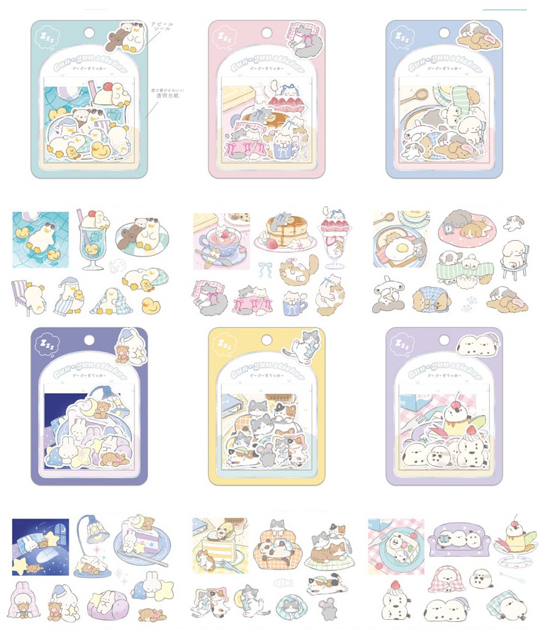 楽天市場】予約 2026年 1月下旬入荷 ステッカー ぐーぐーステッカー