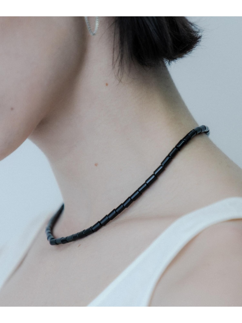 楽天市場】[ムード] K10YG ブラックカルセドニー ネックレス ete