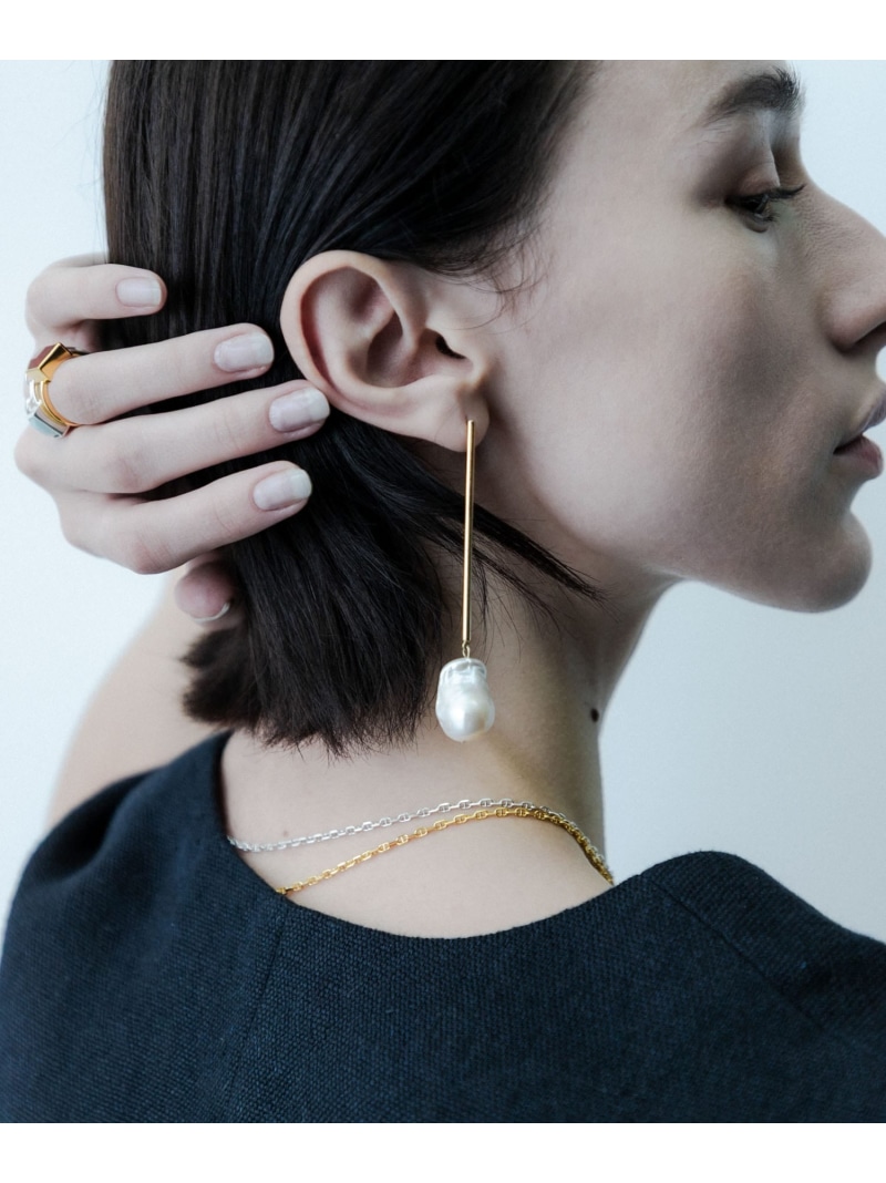 mihoko sakai パールピアス MIHOKO SAKAI/ミホコサカイ フェザーパールピアス（ピアス（両耳