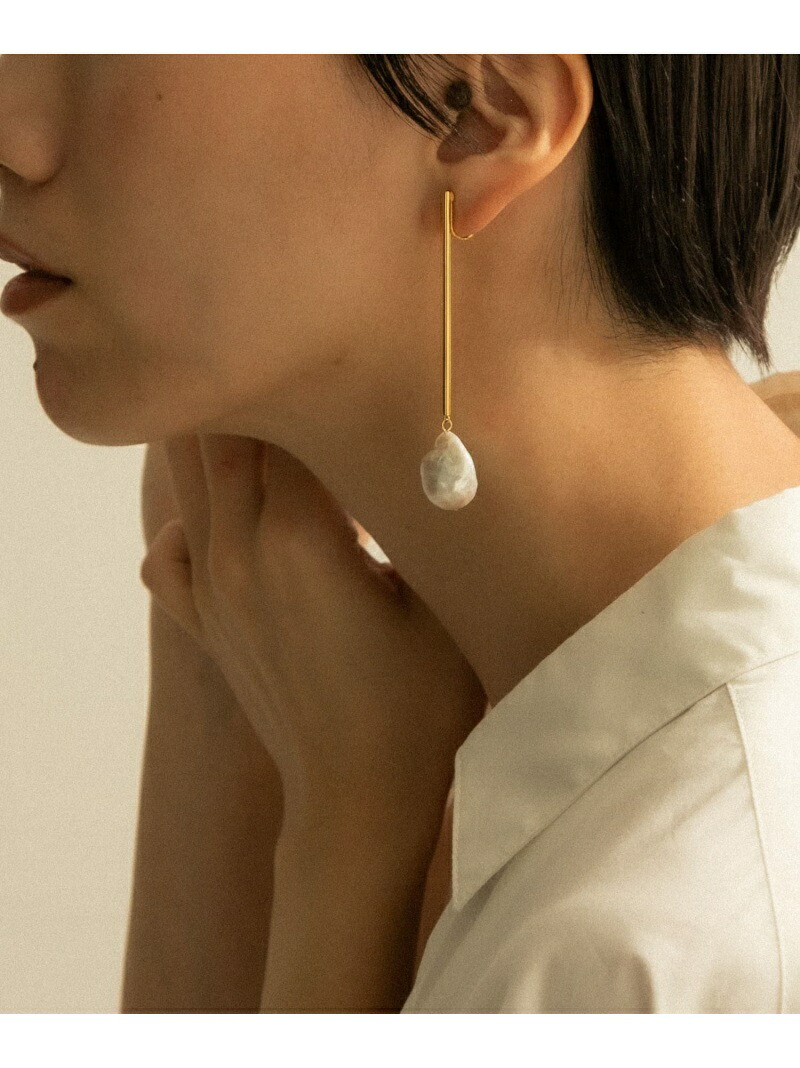 楽天市場】MIHOKO SAKAI/ミホコサカイ フェザーパールピアス