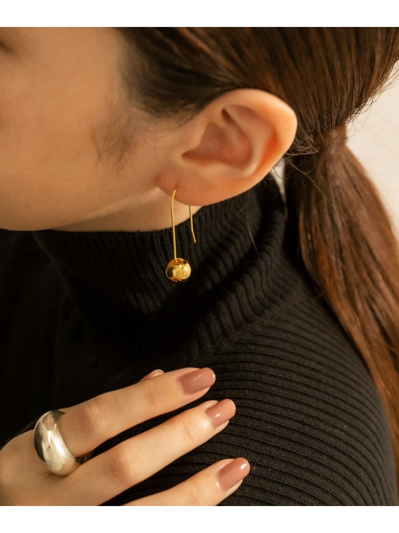 SMELLY so' sphere hook pierce SMELLY スメリー アクセサリー・腕時計 ピアス ゴールド【送料無料】[ Fashion]