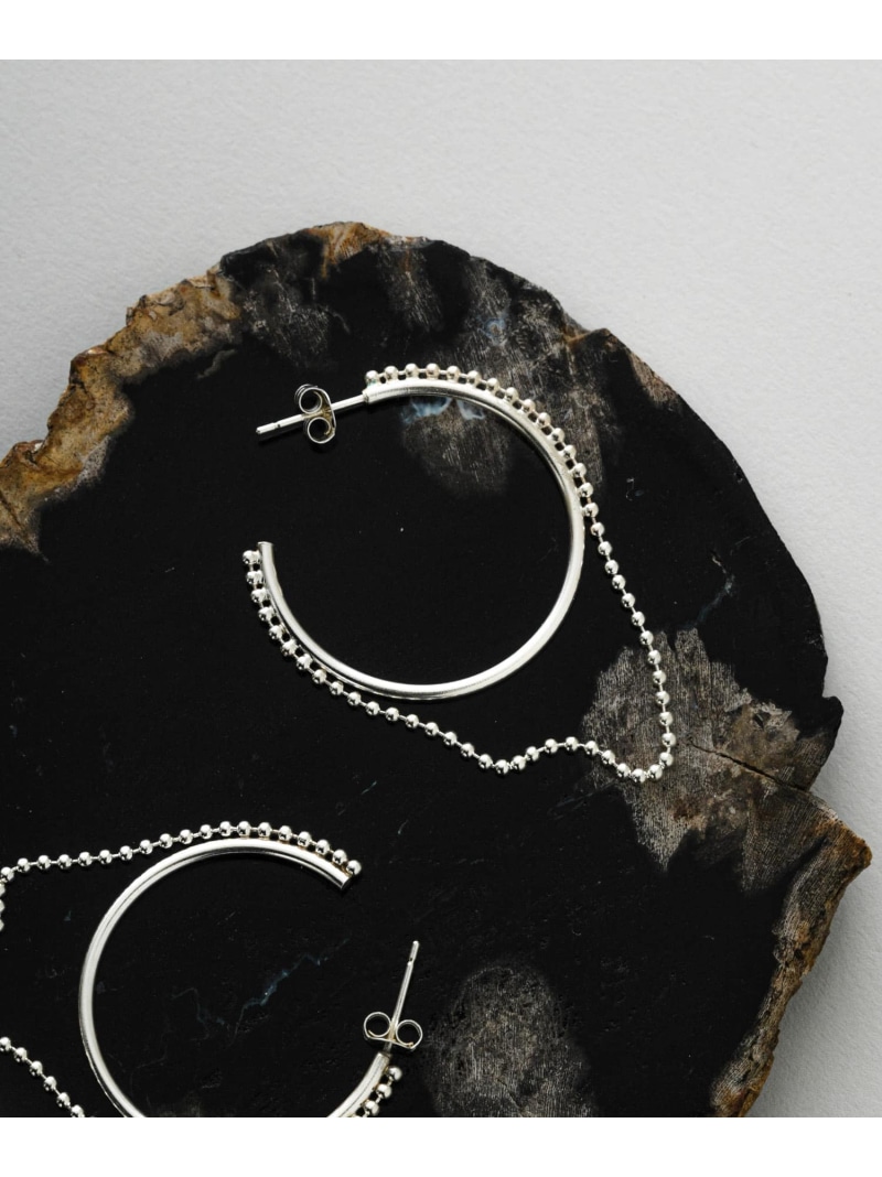 SMELLY so' combination hoop pierce SMELLY スメリー アクセサリー・腕時計 ピアス ブラック【送料無料】[ Fashion]｜SMELLY／スメリー