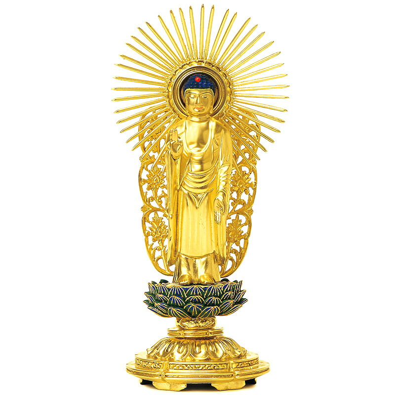 楽天市場】【仏具】【御本尊】仏像・舟立弥陀 / 浄土宗・時宗