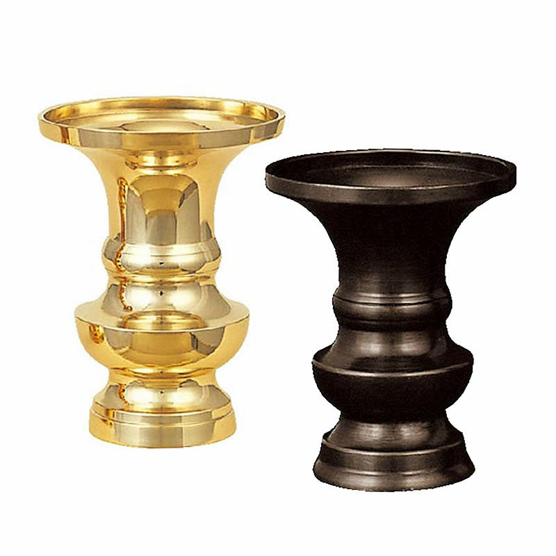 楽天市場】【P3倍+クーポン!11/8まで】 仏具 花瓶 仏壇 花瓶 真鍮 仏壇